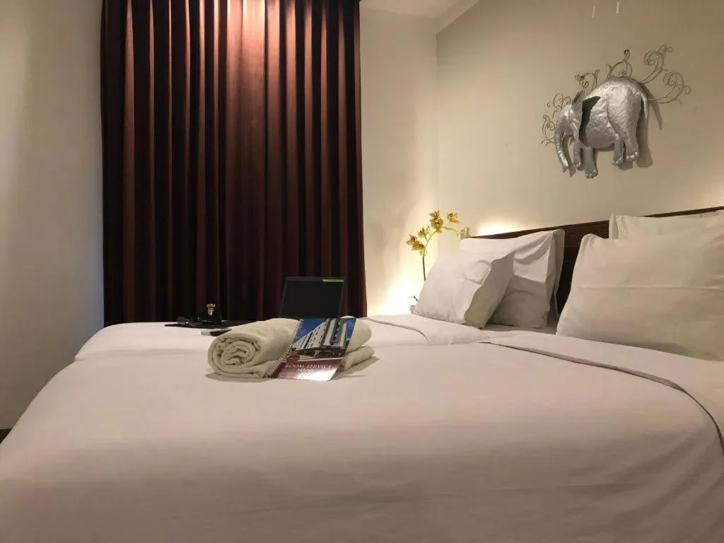 Bed in Burza Hotel Lubuk Linggau