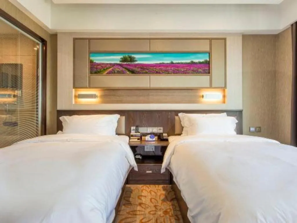 Bed in Lavande Hotel Tianjin Binhia Yujiabao Finance Center Branch