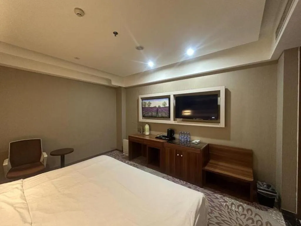 Bed in Lavande Hotel Tianjin Binhia Yujiabao Finance Center Branch