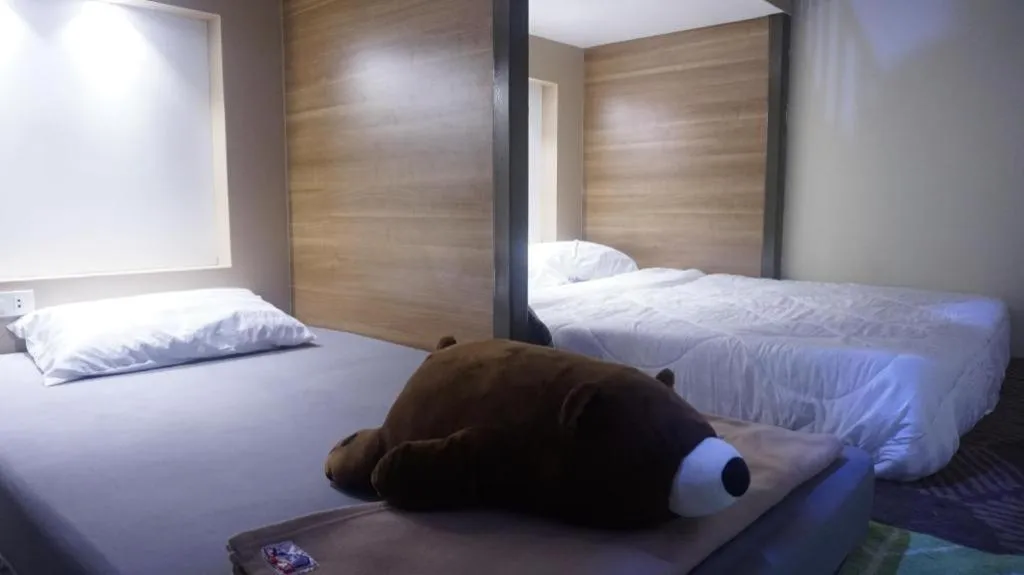 Bed in Sleep cafe @ Hidee