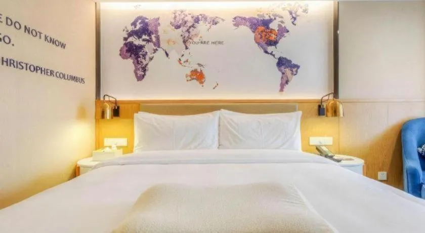 Bed in Kyriad Marvelous Hotel·Xi'an North High-speed Railway Station