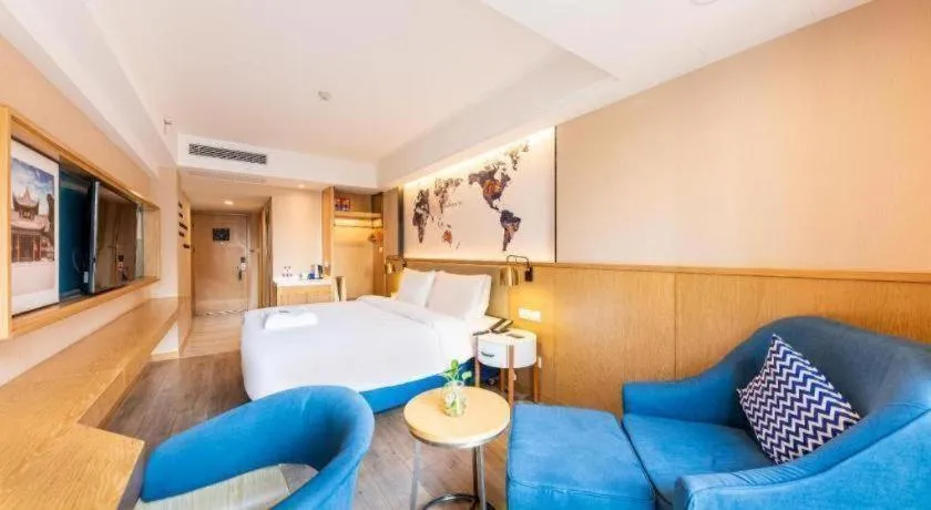 Bed in Kyriad Marvelous Hotel·Xi'an North High-speed Railway Station