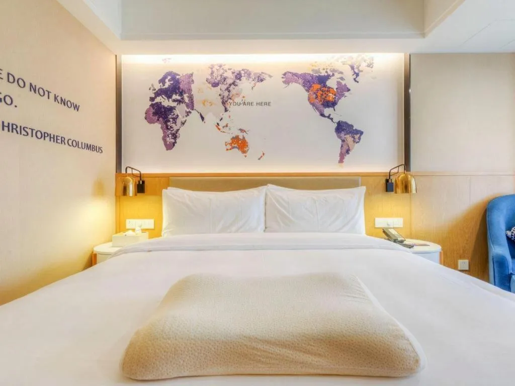 Bed in Kyriad Marvelous Hotel·Xi'an North High-speed Railway Station