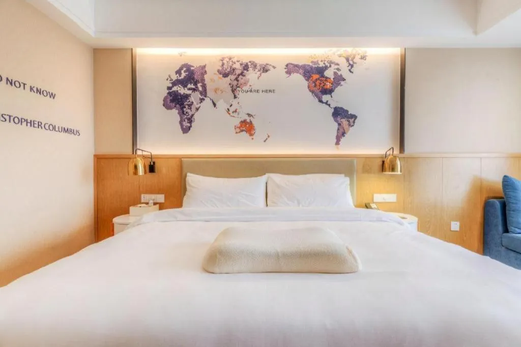 Bed in Kyriad Marvelous Hotel·Xi'an North High-speed Railway Station