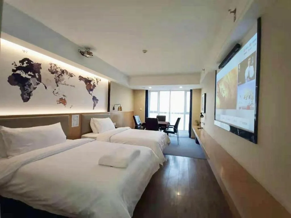 Bed in Kyriad Marvelous Hotel·Xi'an North High-speed Railway Station