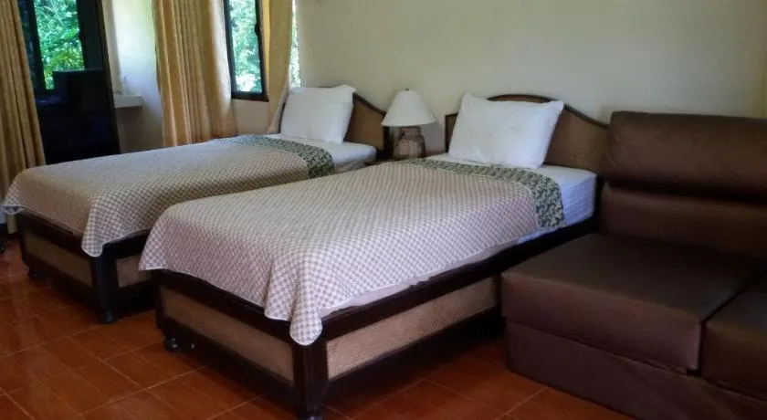 Bed in Ban Rai Tin Thai Ngarm Eco Lodge