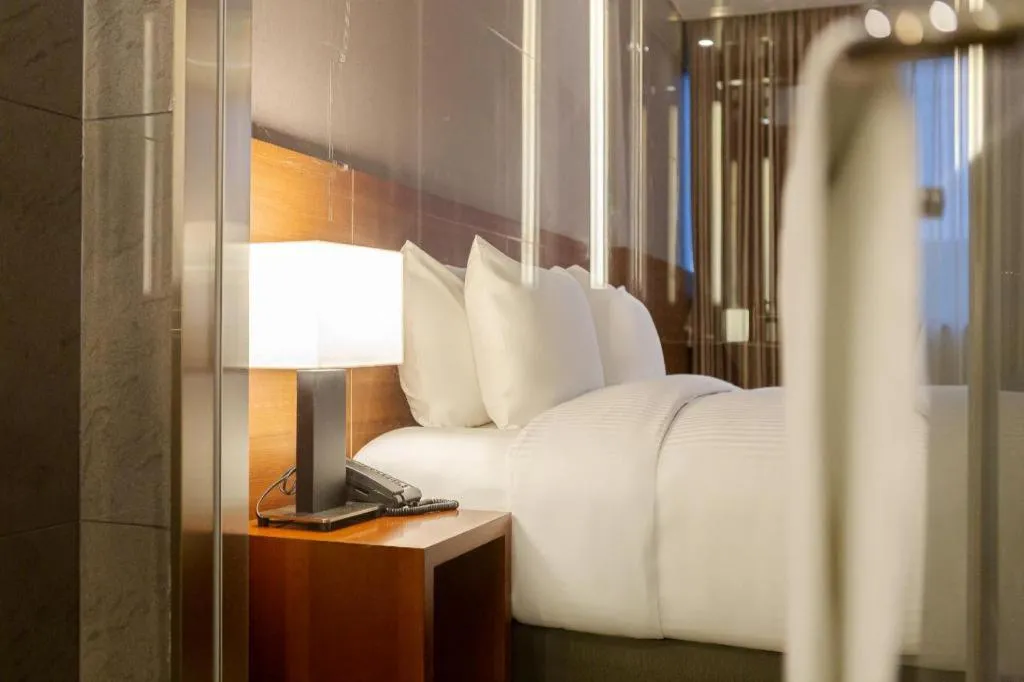 Bed in Top Cloud Hotel Iksan