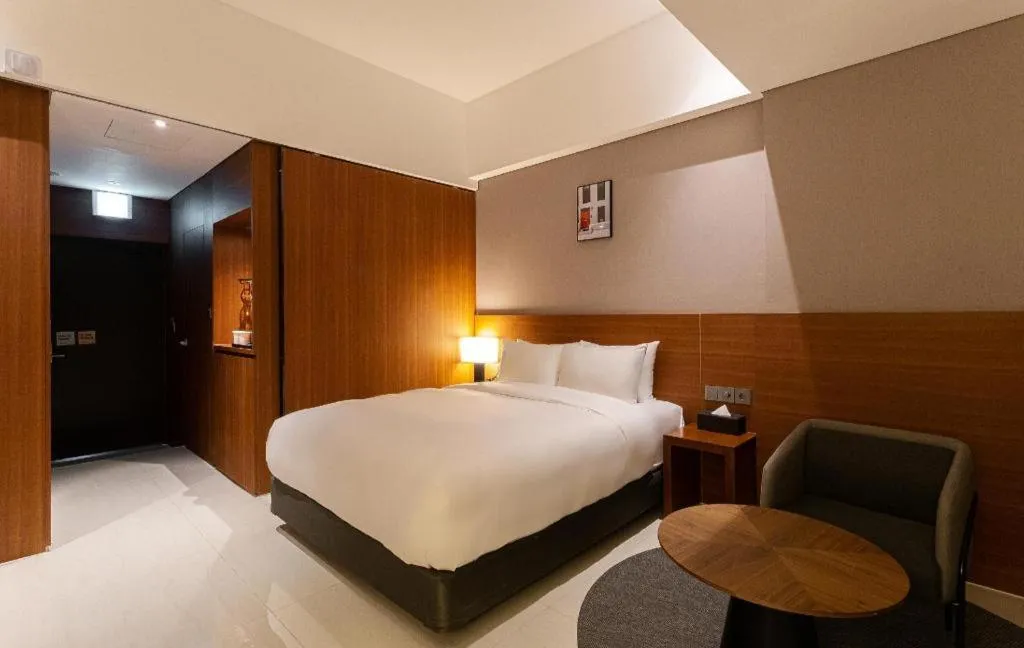 Bed in Top Cloud Hotel Iksan