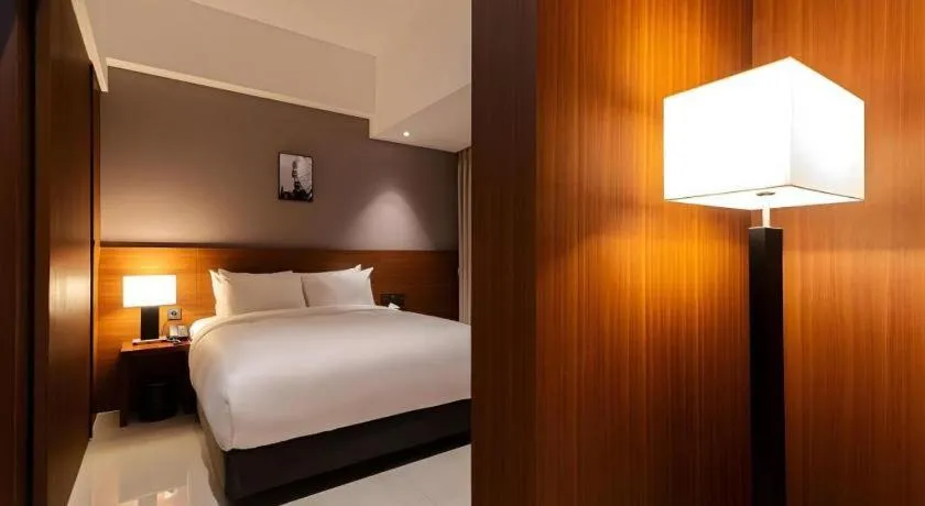 Bed in Top Cloud Hotel Iksan