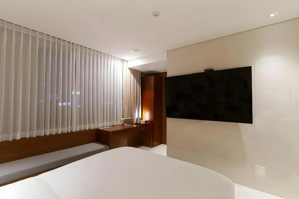 Bed in Top Cloud Hotel Iksan