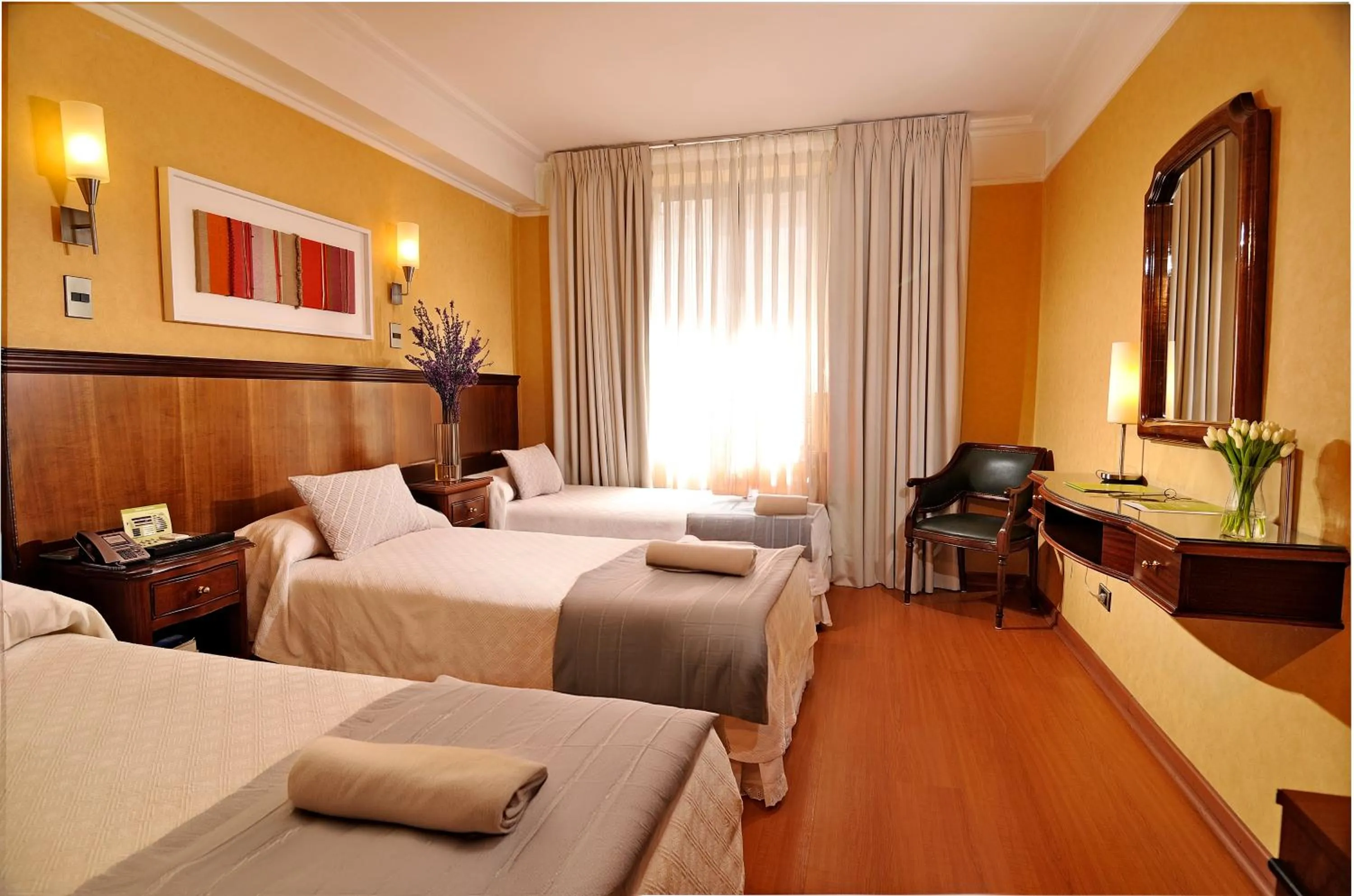 Bed in Hotel Gran Palace