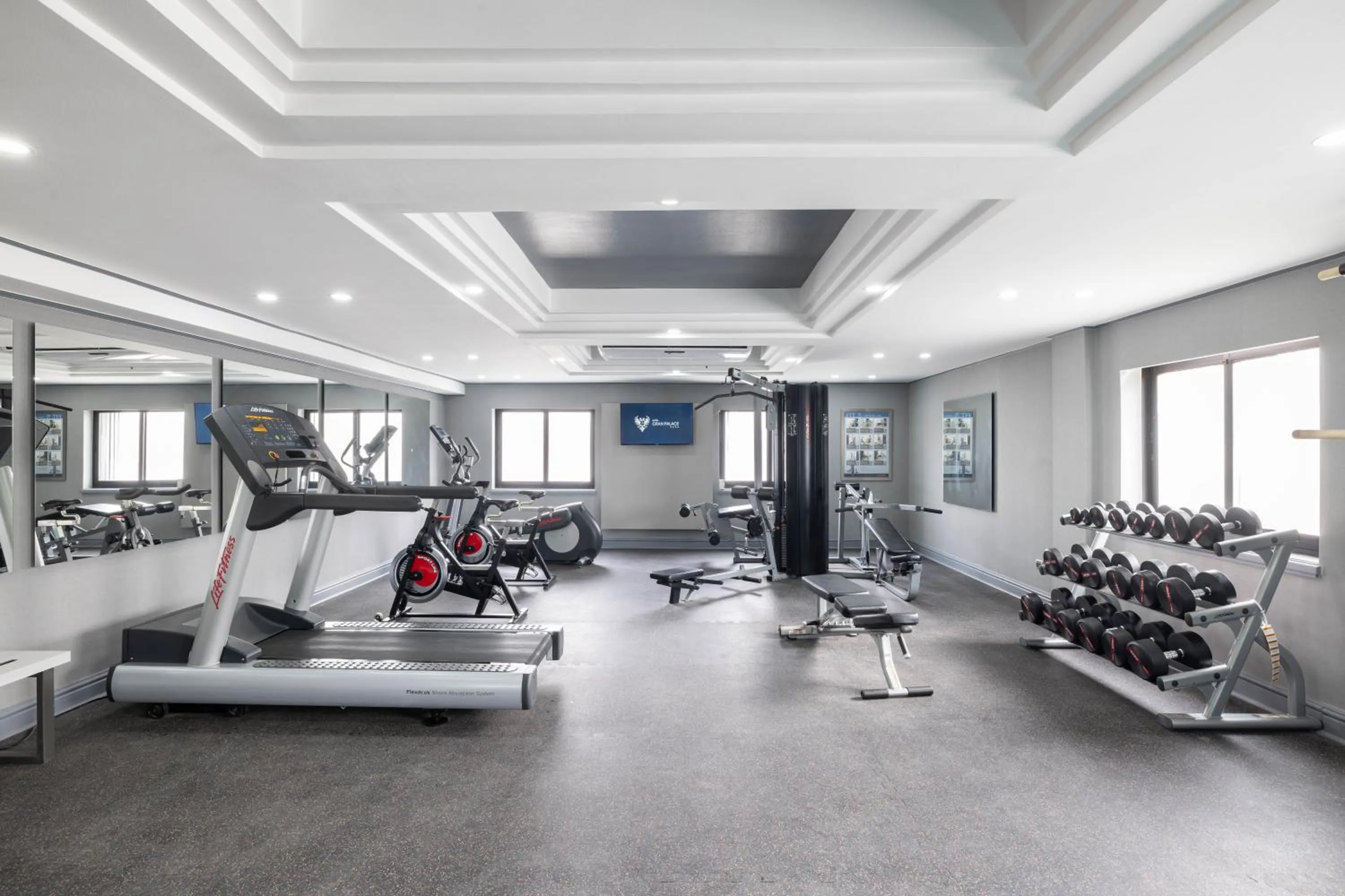 Fitness centre/facilities in Hotel Gran Palace