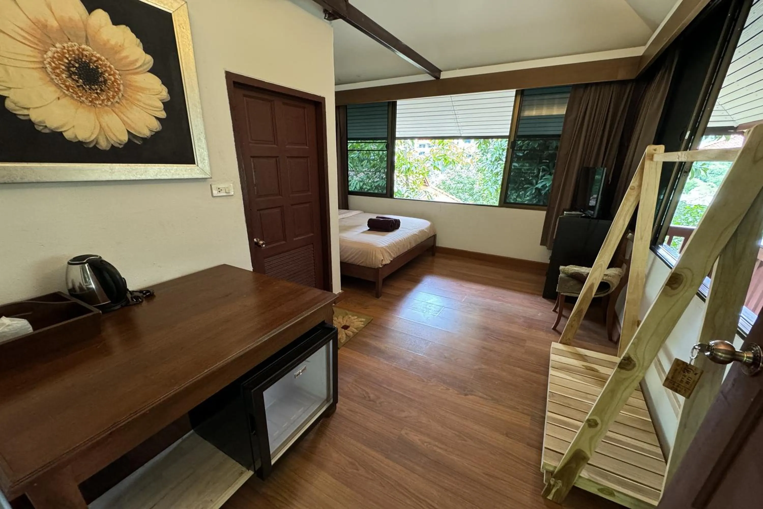 Bed in Guru Resort Chiang Mai