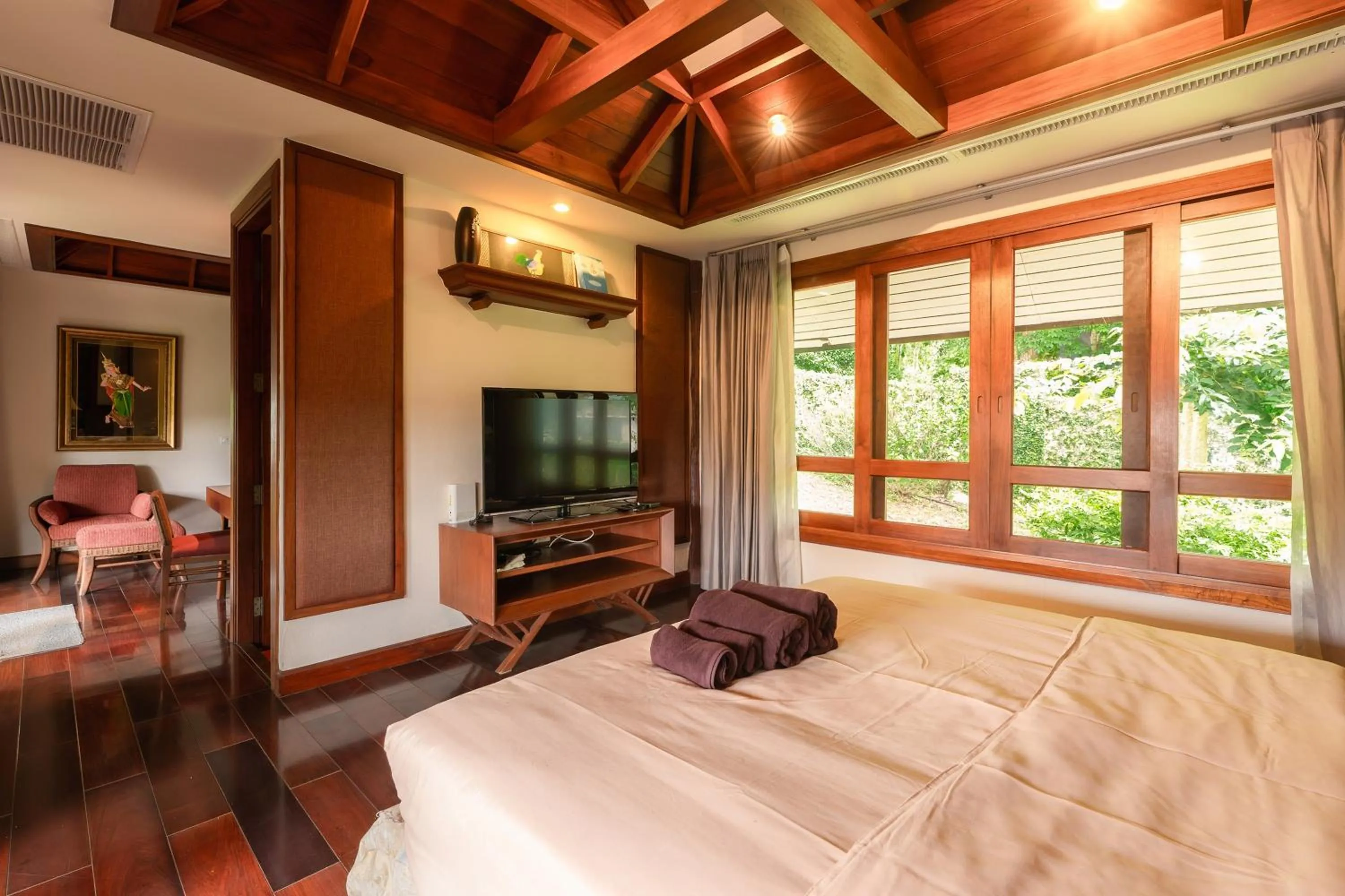 Bed in Guru Resort Chiang Mai