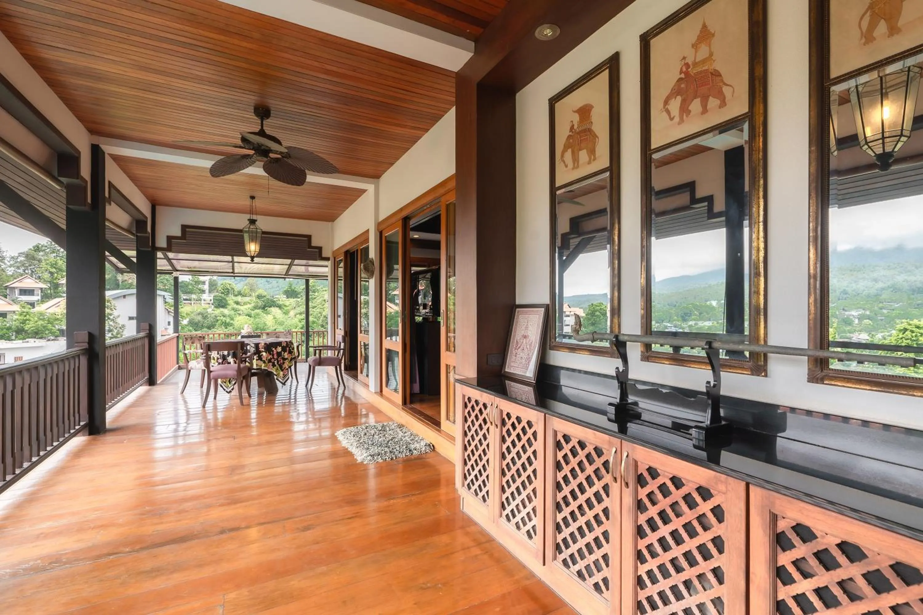 Living room in Guru Resort Chiang Mai