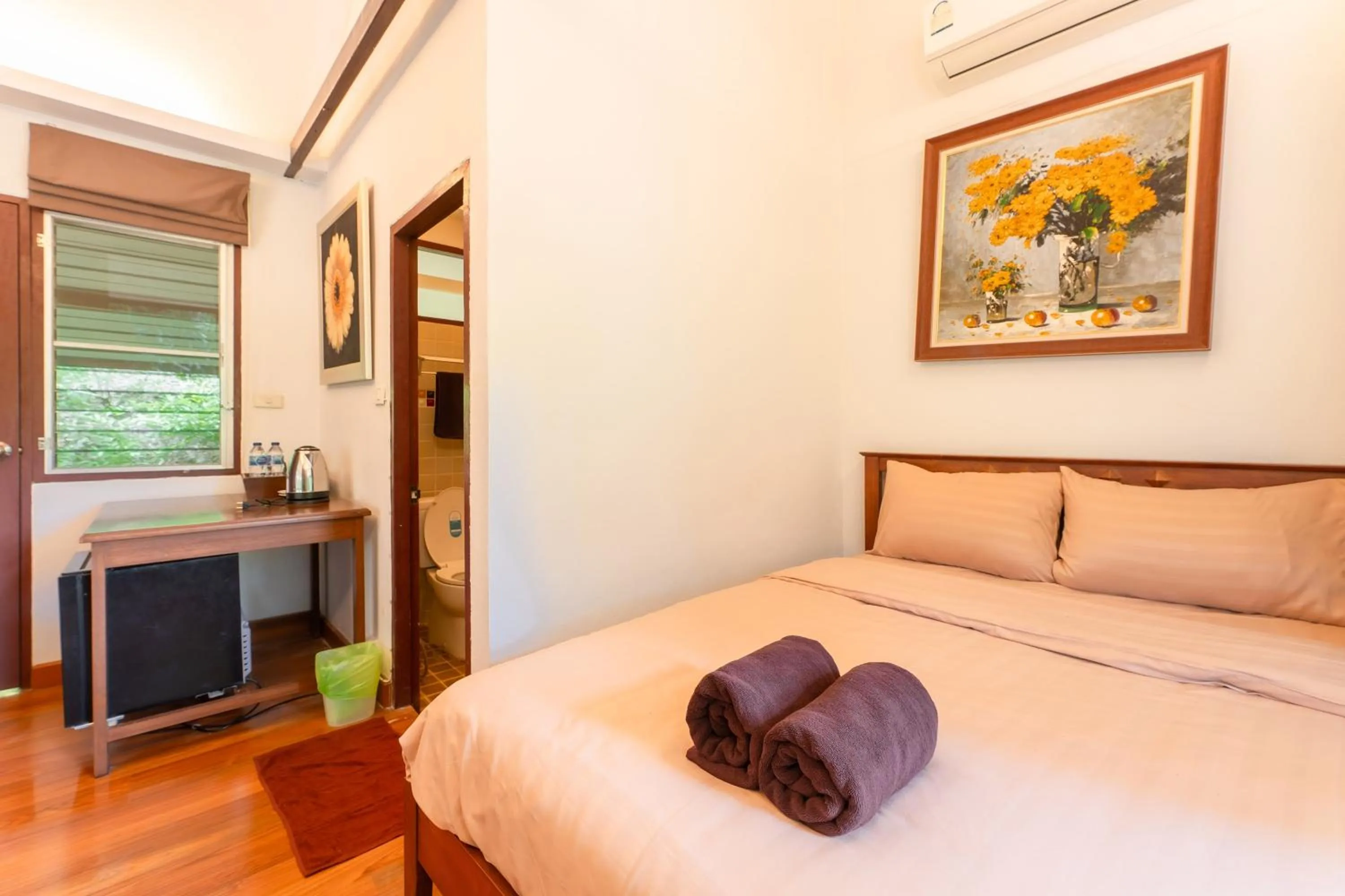 Bed in Guru Resort Chiang Mai