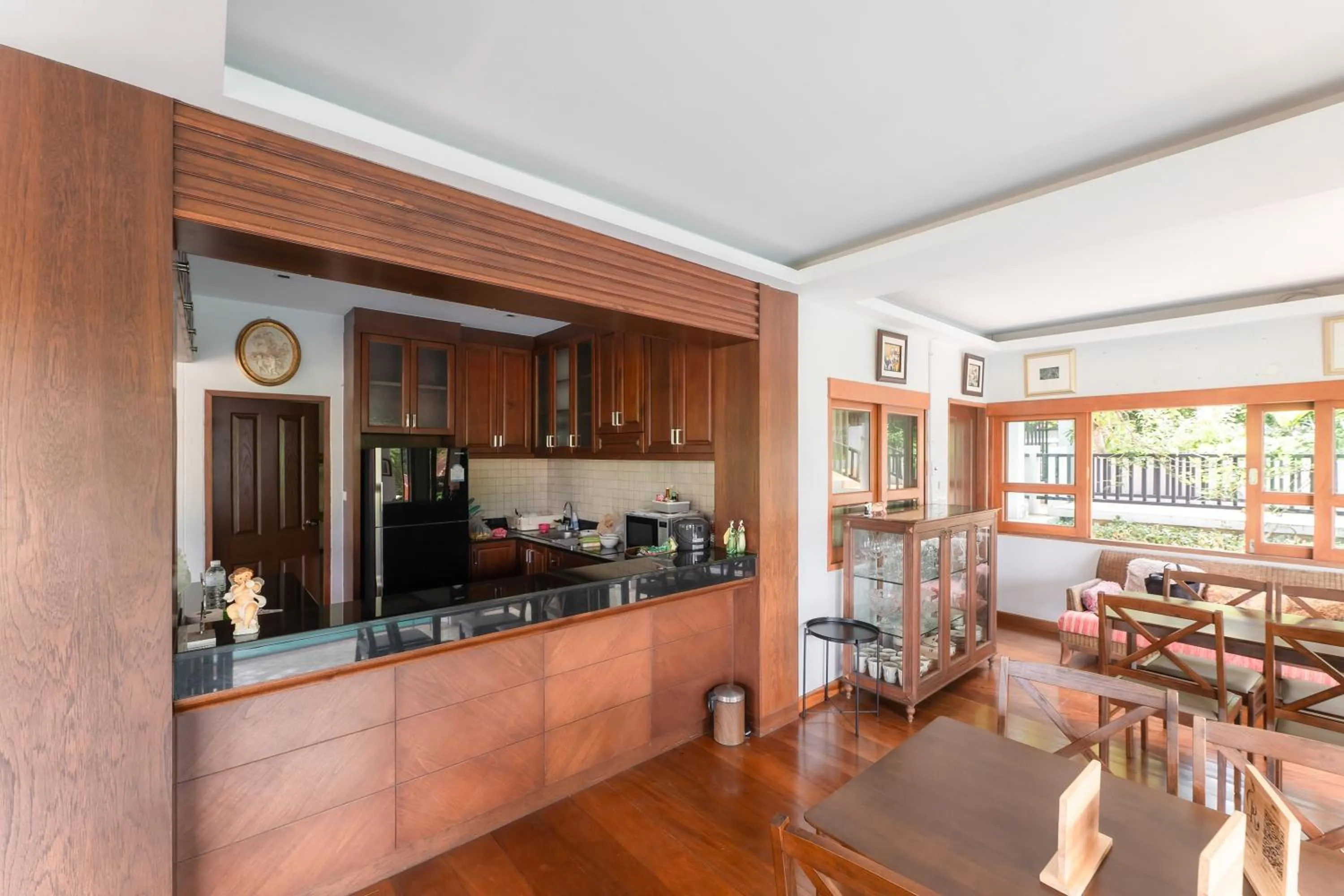 Kitchen or kitchenette in Guru Resort Chiang Mai