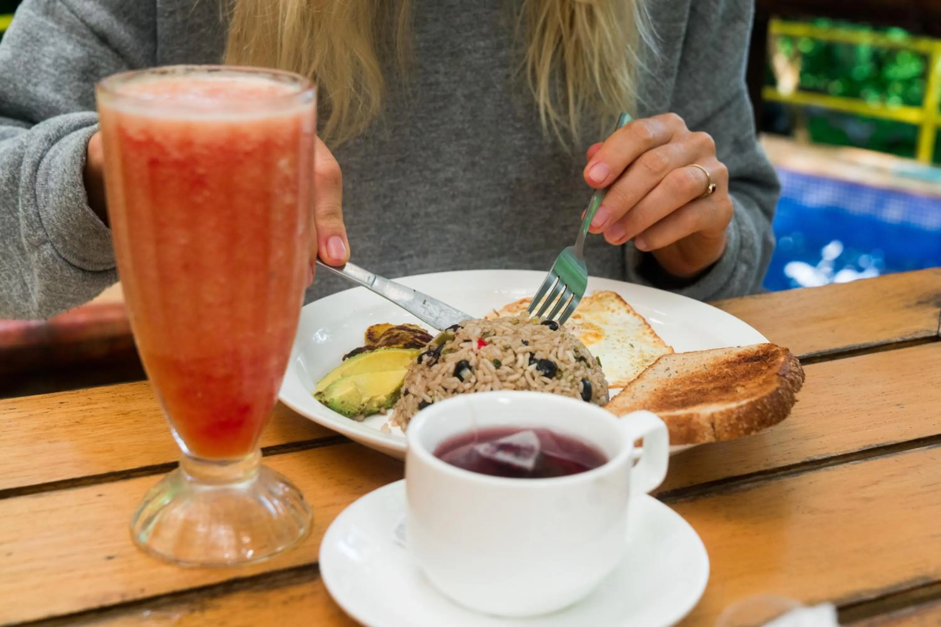 Restaurant/places to eat in Green Sanctuary Hotel