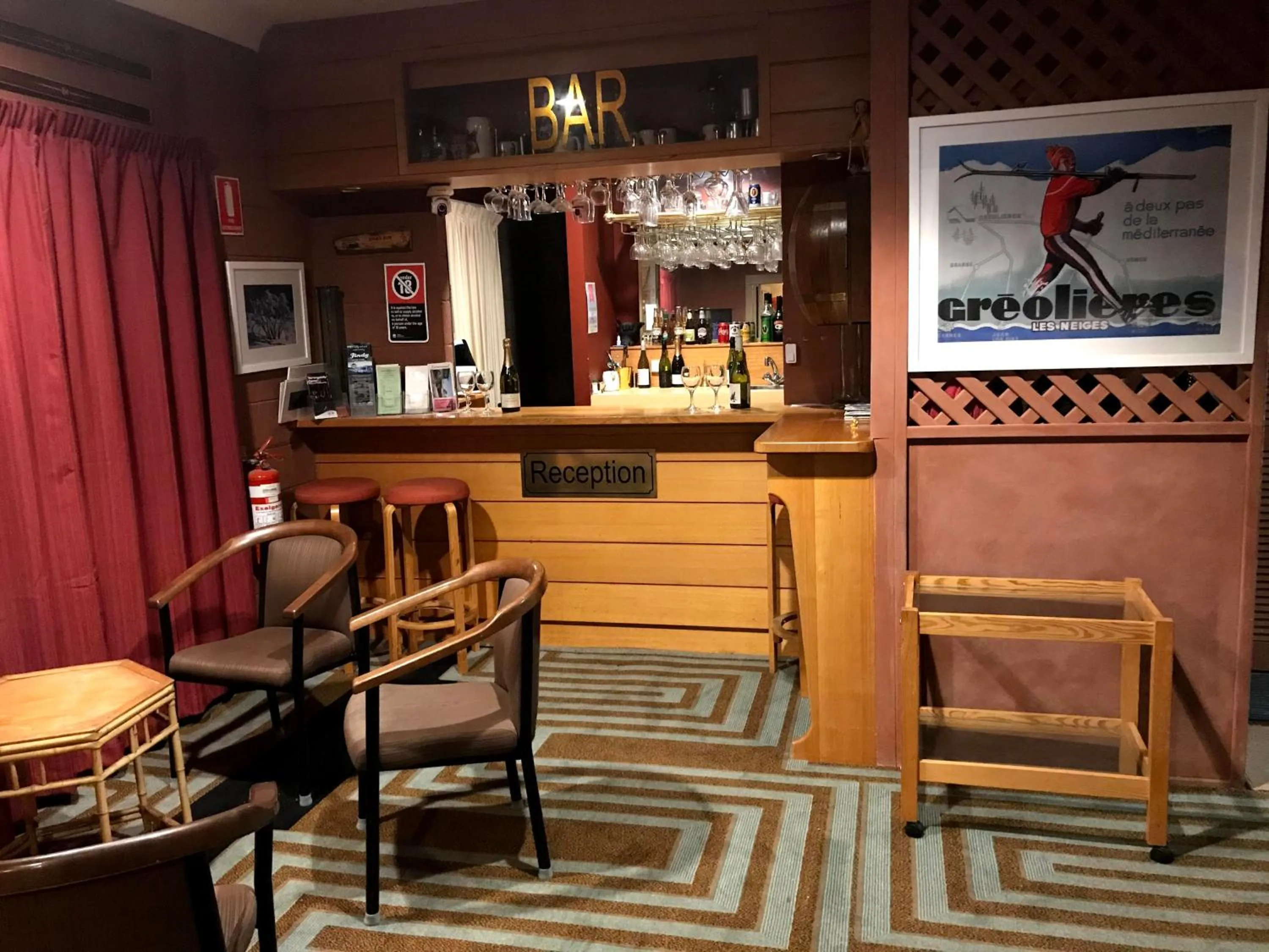 Lobby or reception in Cottonwood Lodge