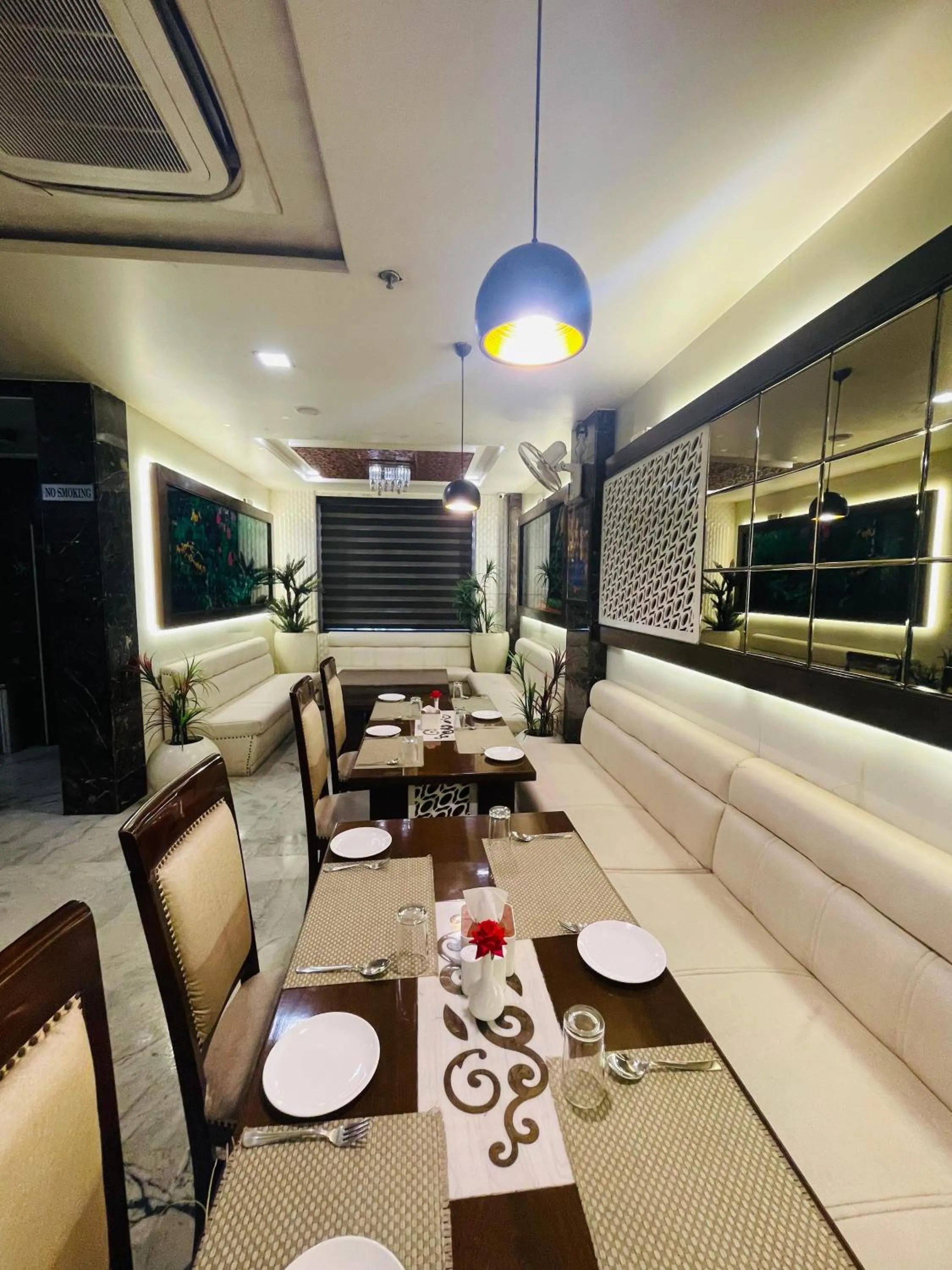 Seating area in Hotel Kc Inn Ajmer