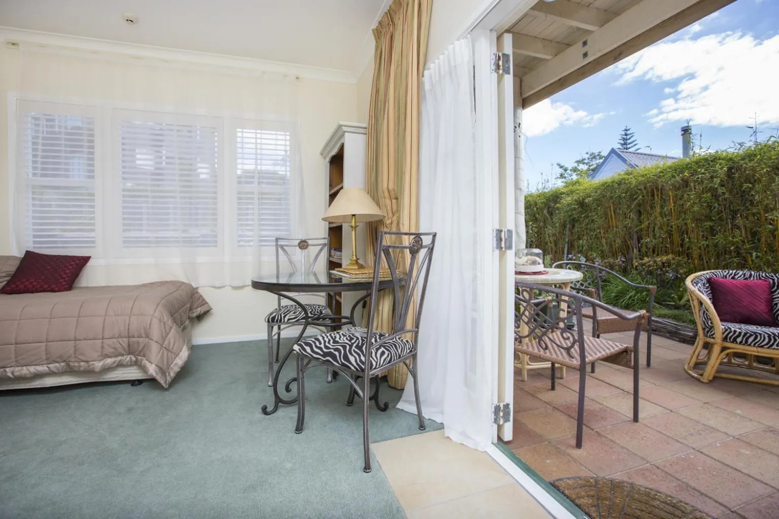 Dining area in Mangawhai Lodge