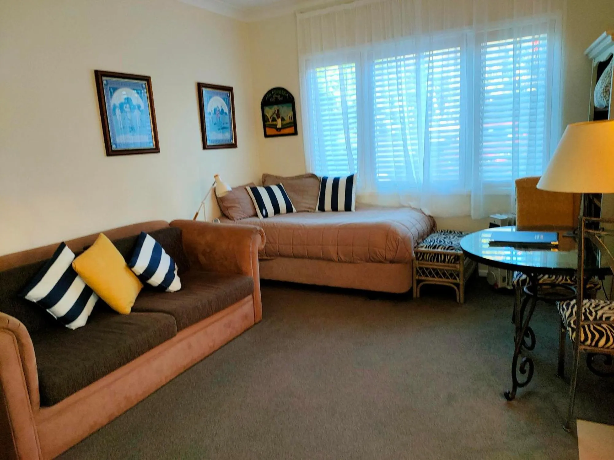 Living room in Mangawhai Lodge