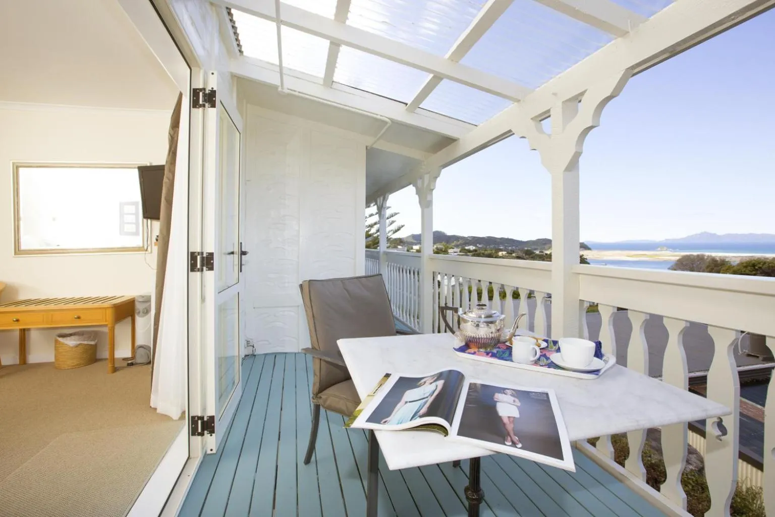 Balcony/Terrace in Mangawhai Lodge