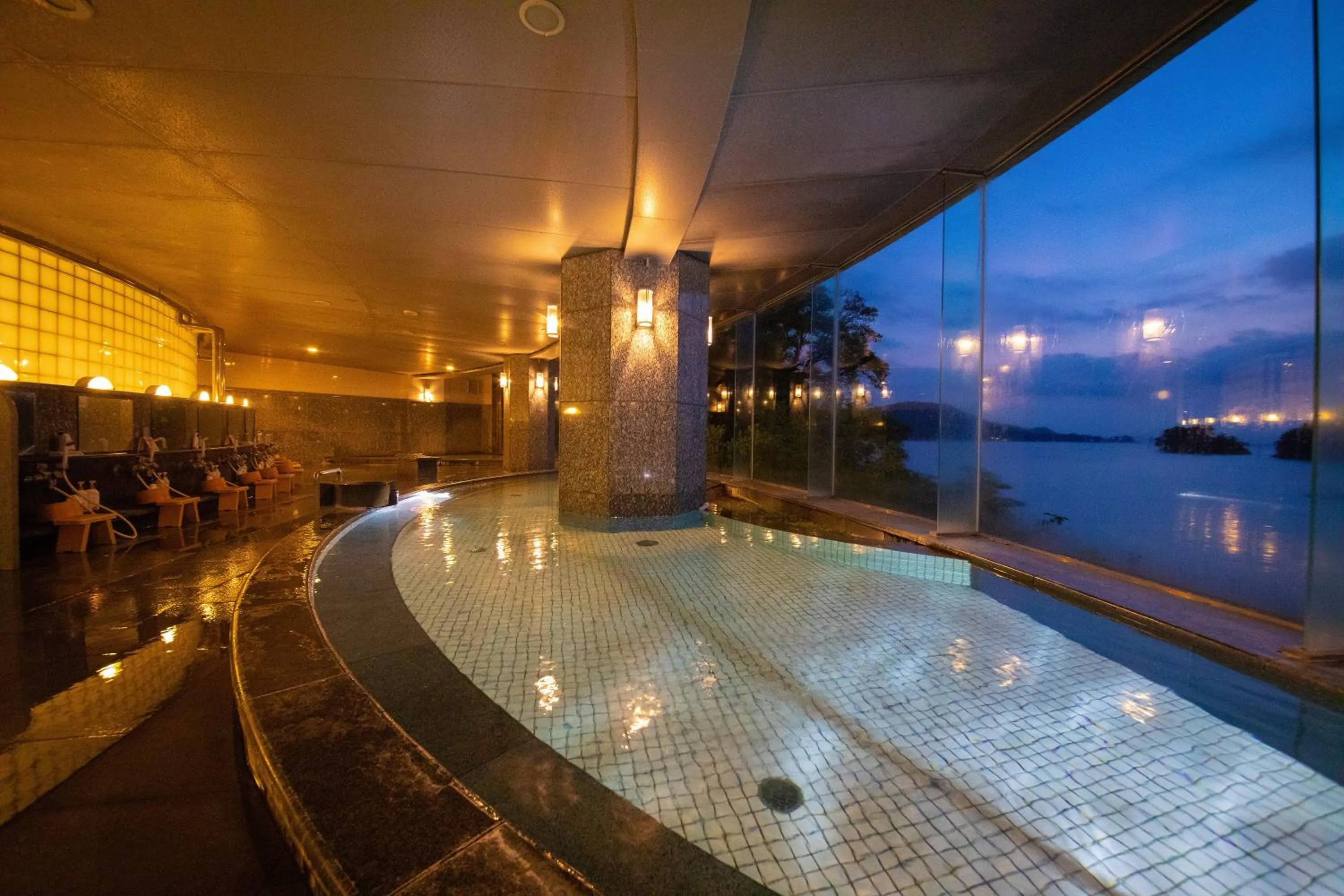 Hot Spring Bath in Toba Grand Hotel