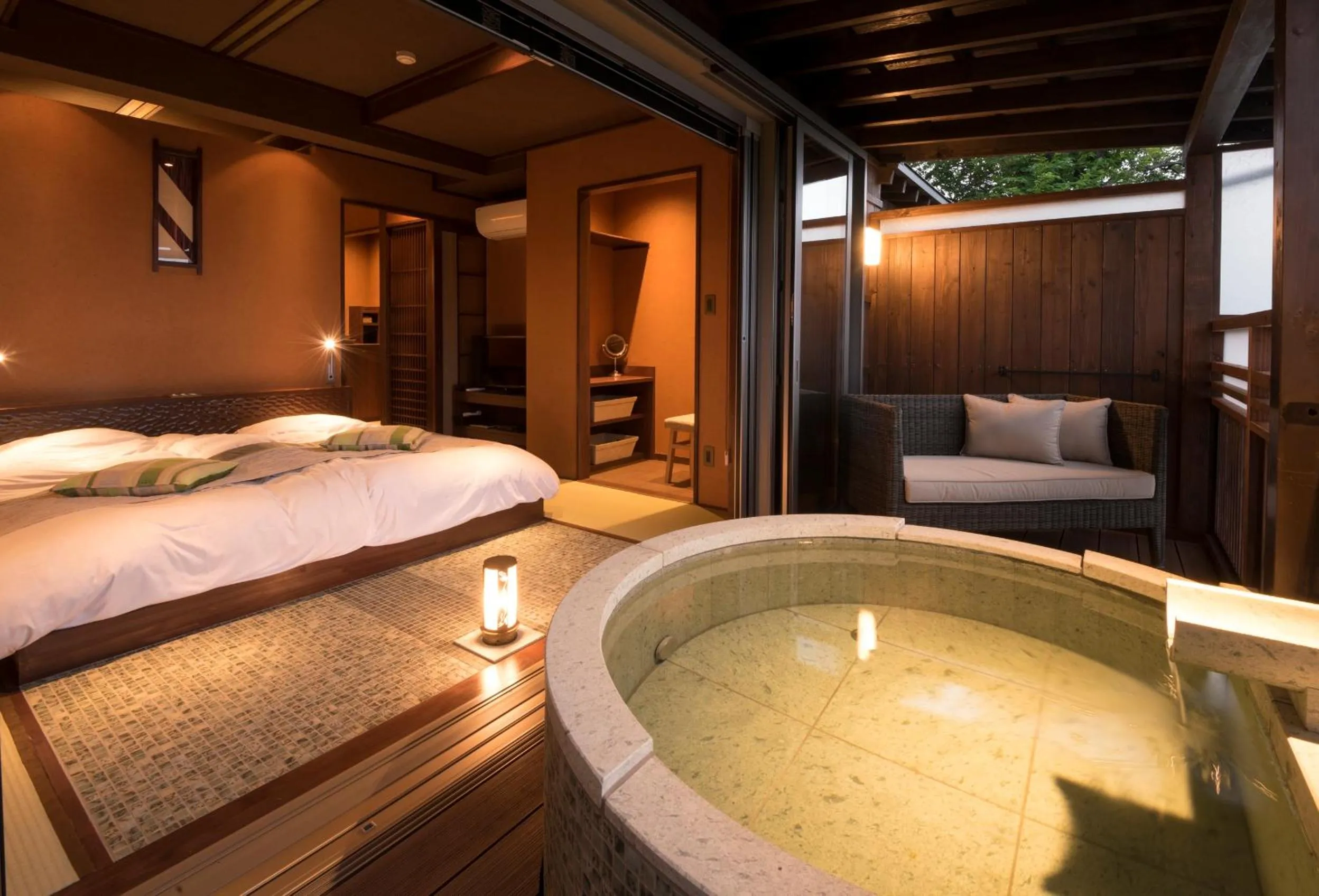 Sea view, Bed in Uminohana