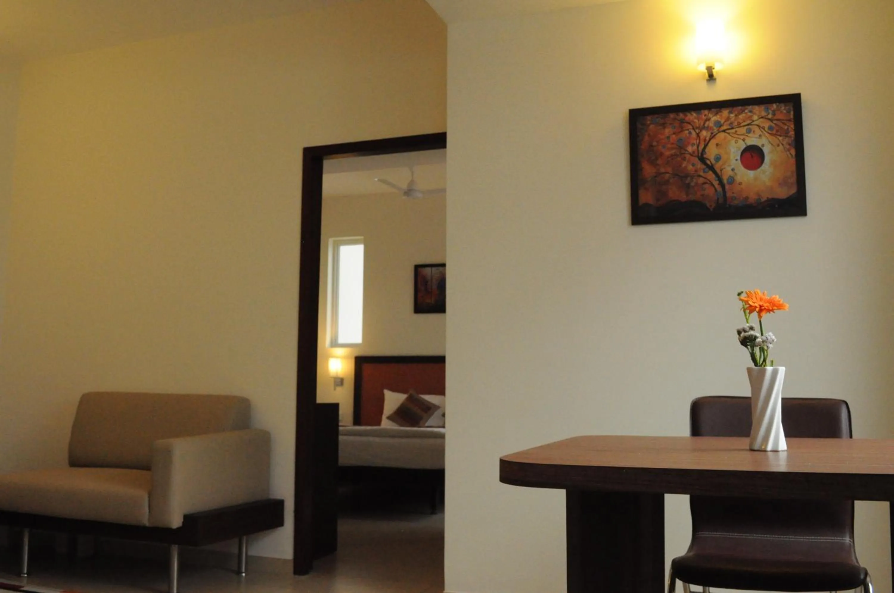 Living room in Ixora Suites