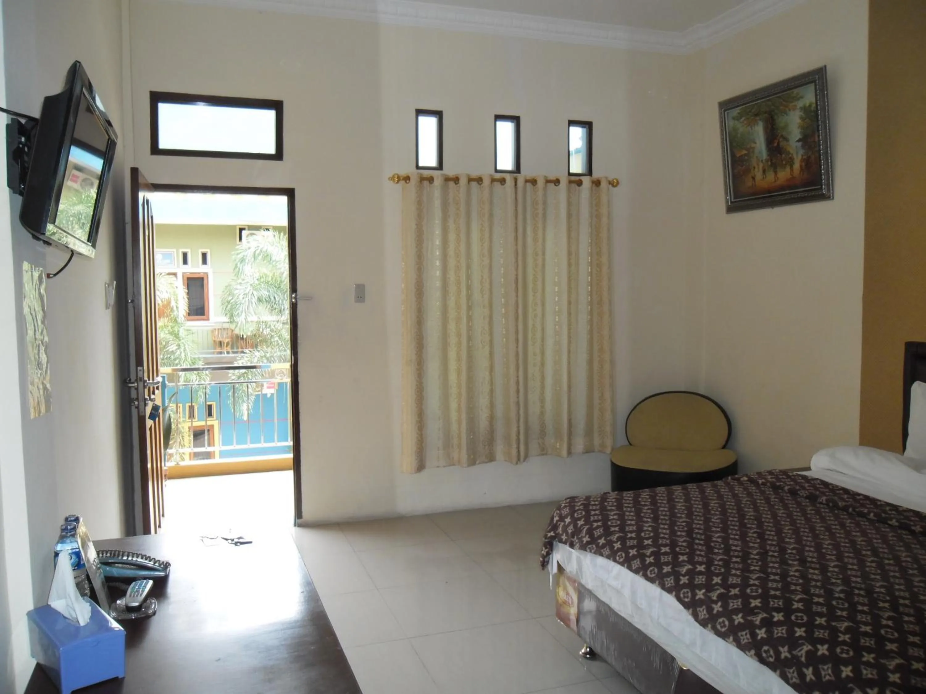 Decorative detail, Bed in Permata Land Hotel & Resort