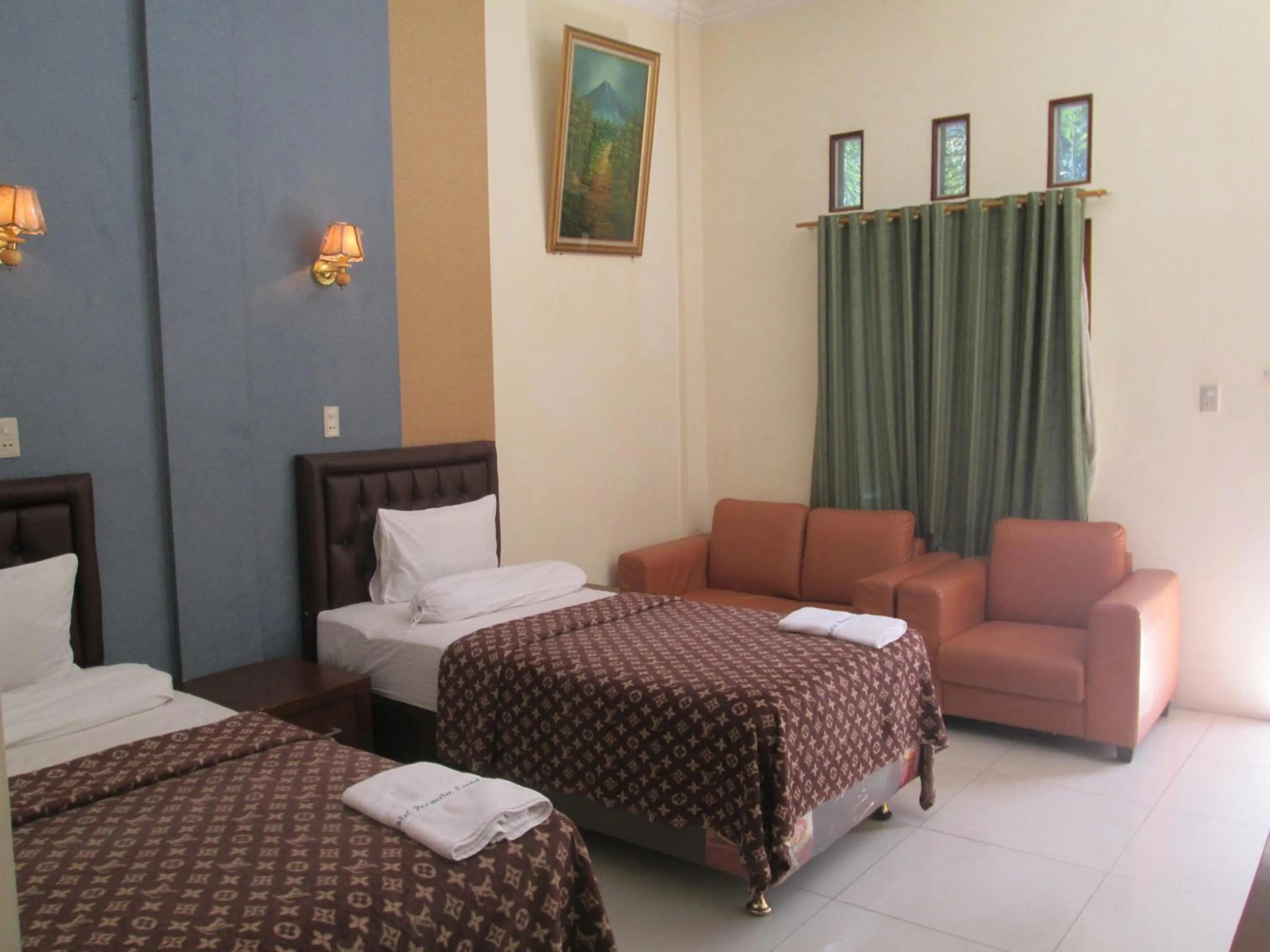 Decorative detail, Bed in Permata Land Hotel & Resort