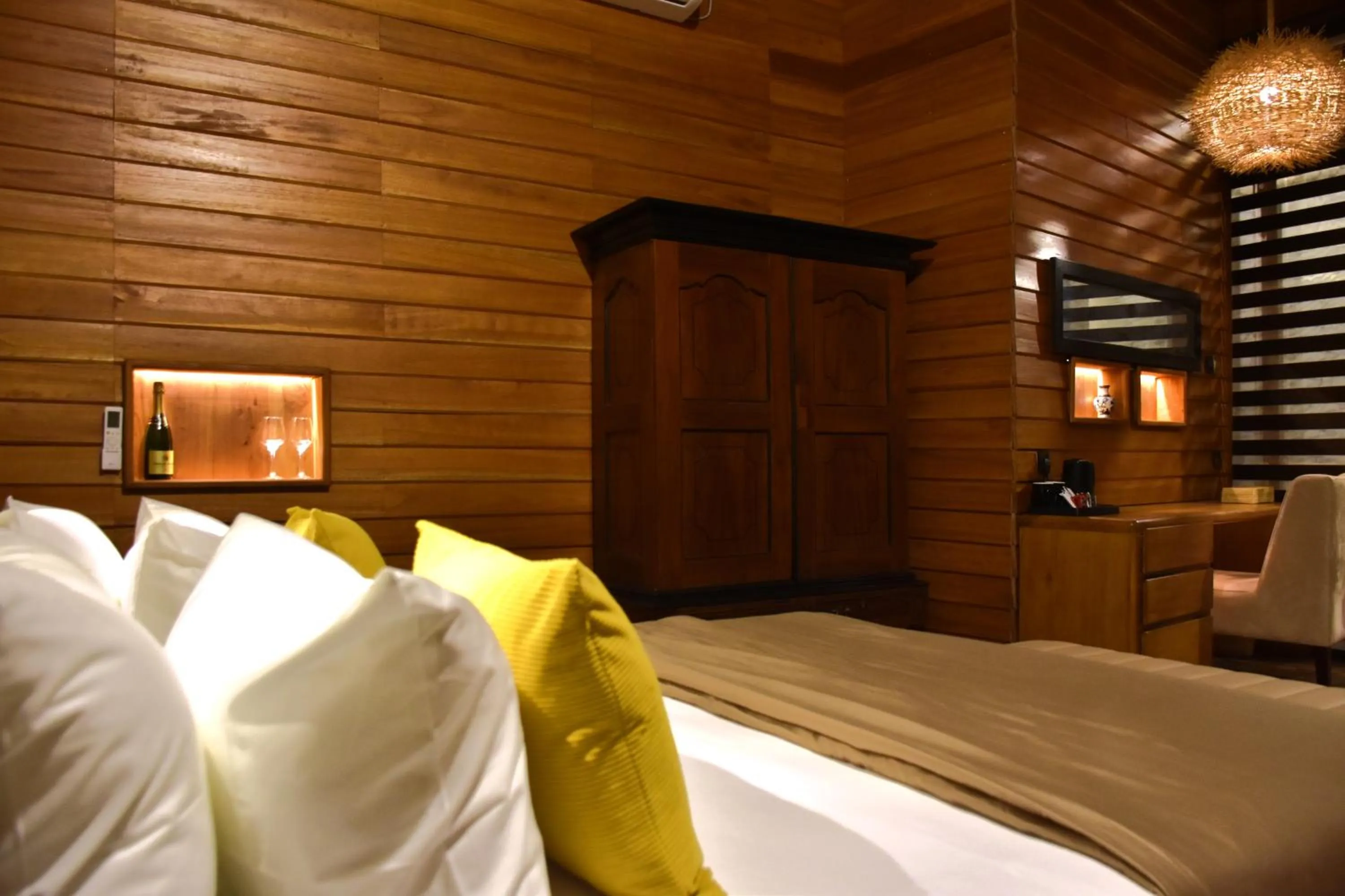 Seating area, Bed in La Veranda Di Serena