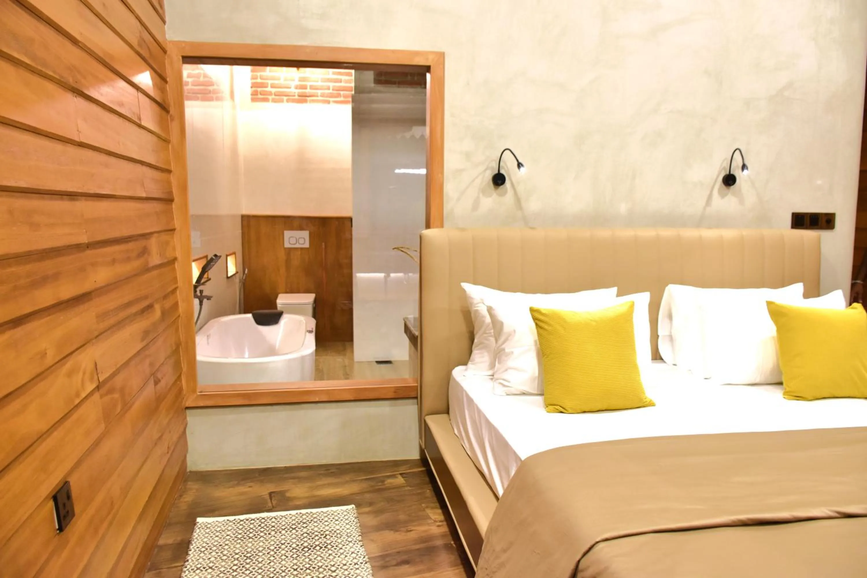 Bed in La Veranda Di Serena