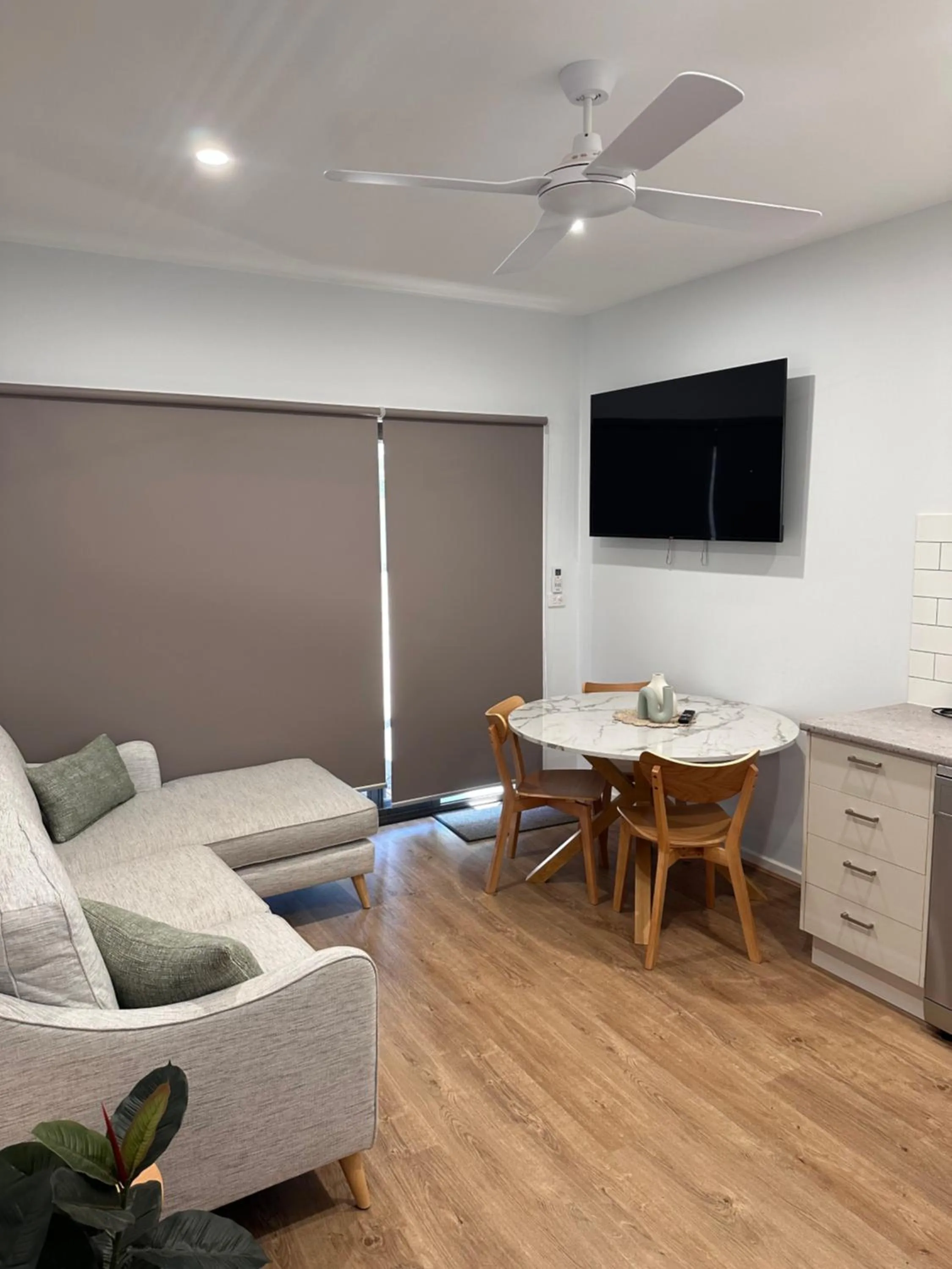 Seating area in Bundalong Villas