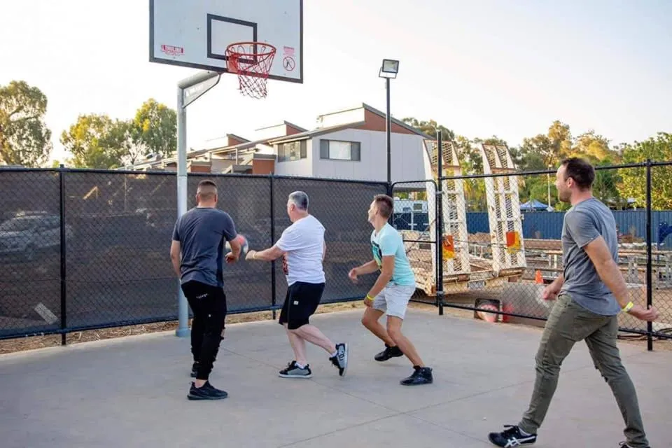 group of guests in Bundalong Villas