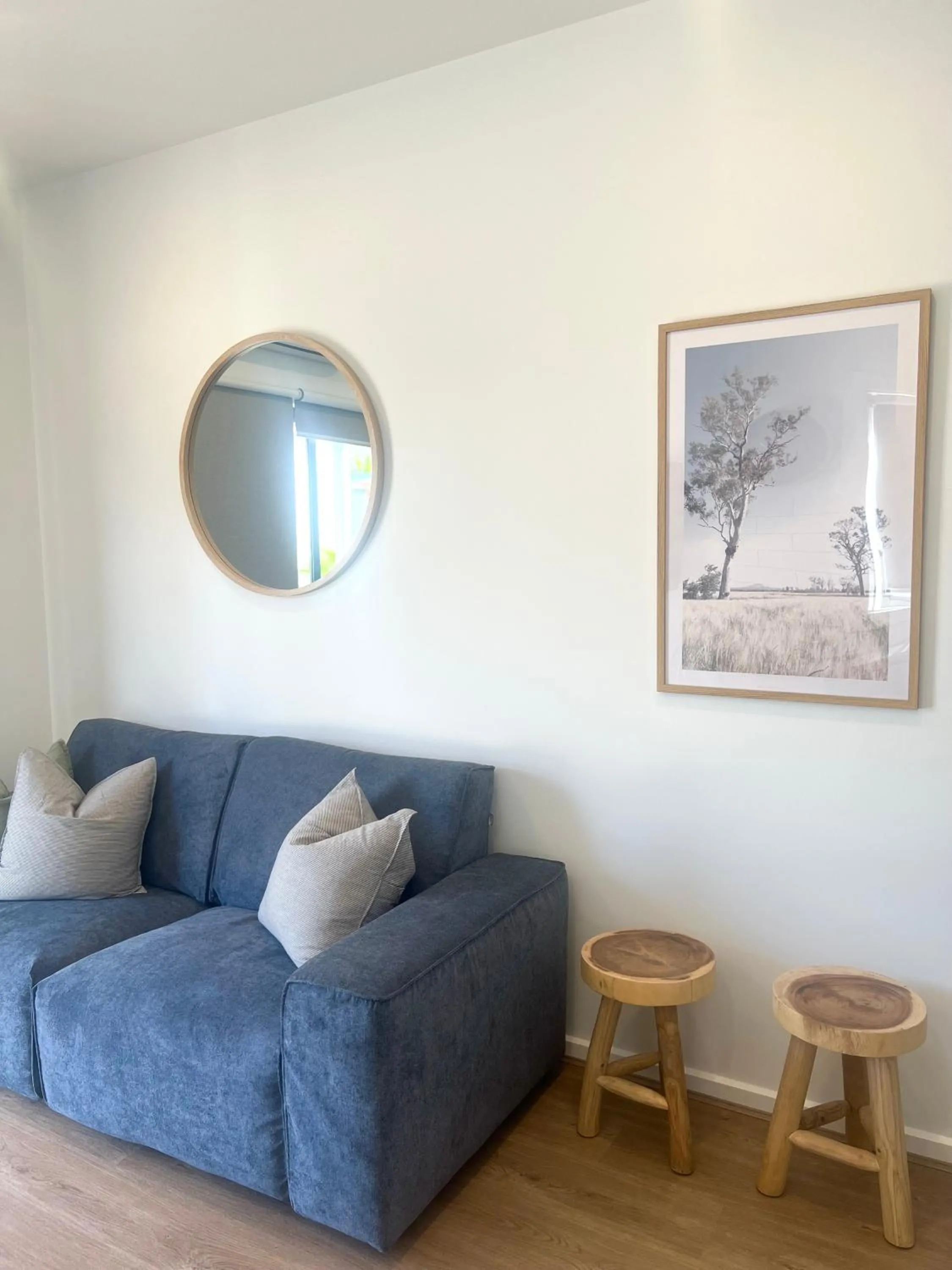 Seating area in Bundalong Villas