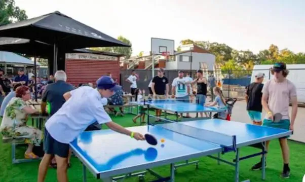 Table tennis in Bundalong Villas