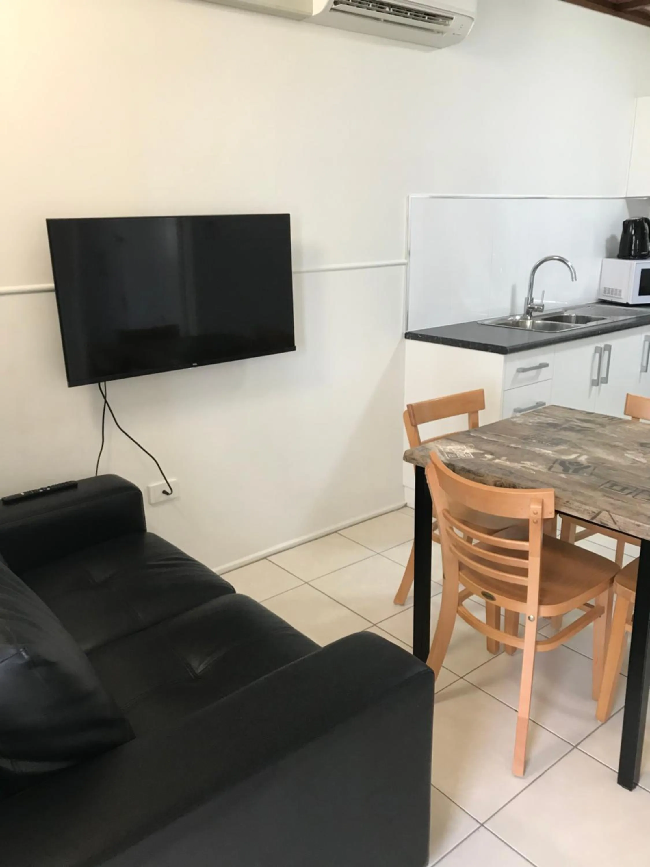 Seating area in Ocean Breeze Units