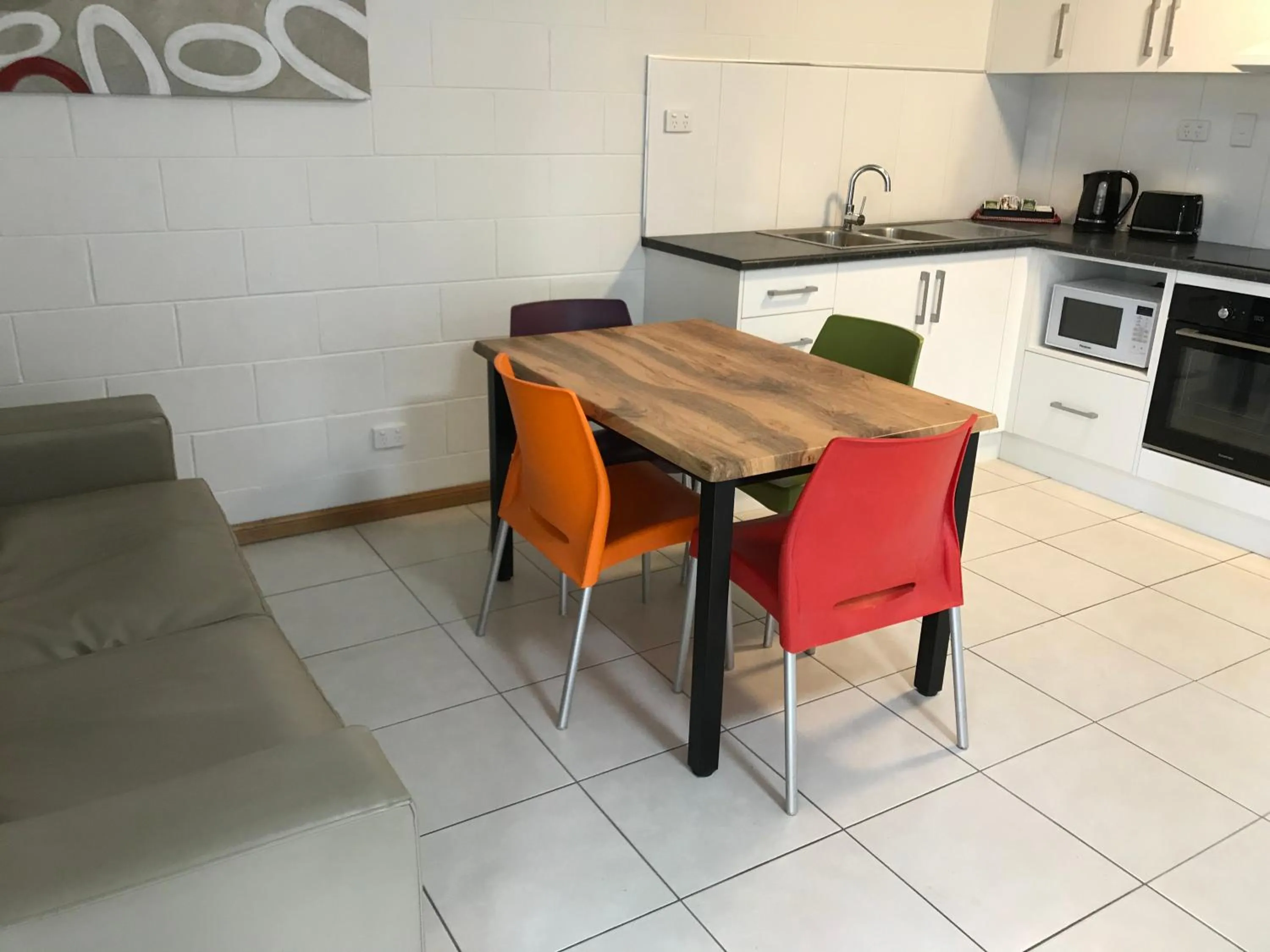 Seating area in Ocean Breeze Units