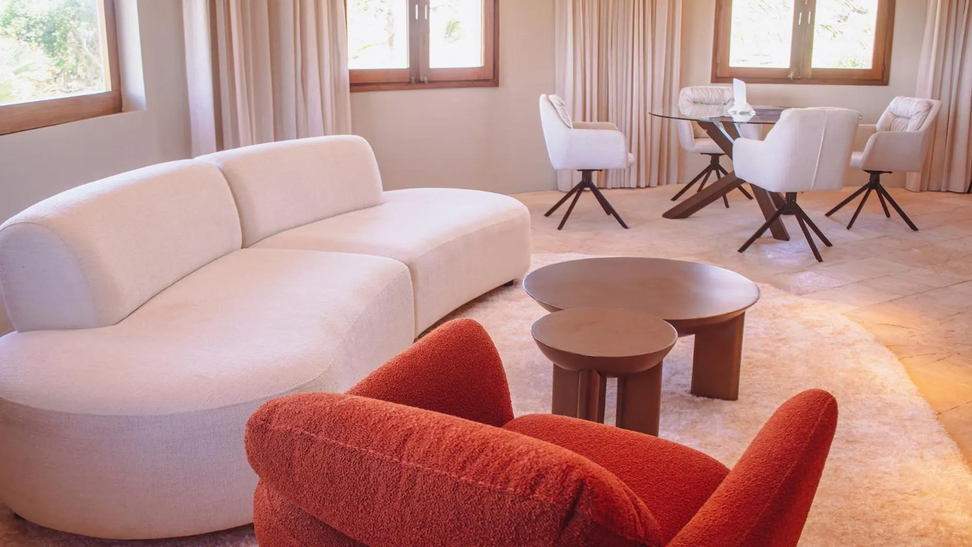 Seating area in Kobe Suite Resort