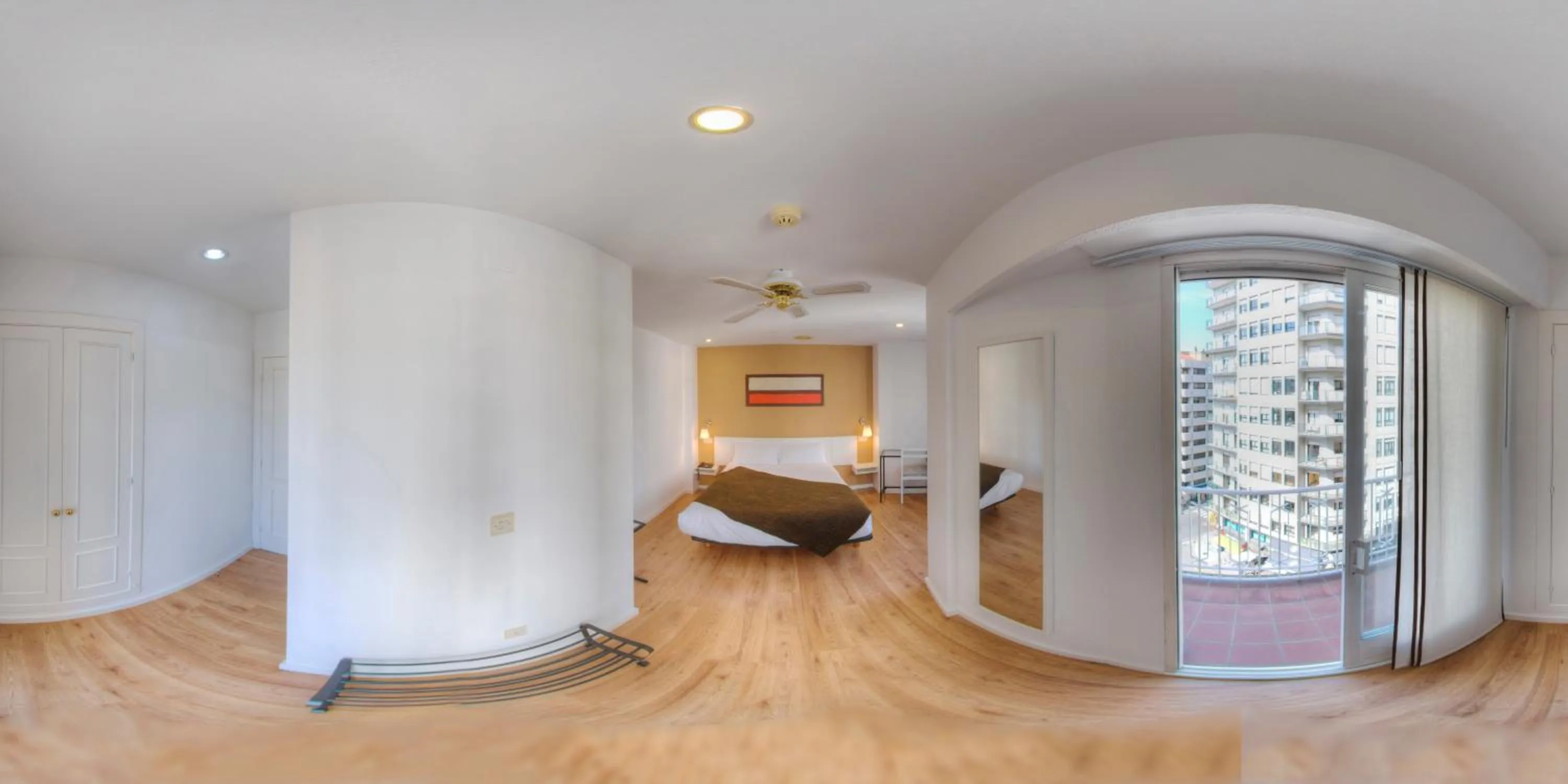 Decorative detail, Bed in Hotel Miño