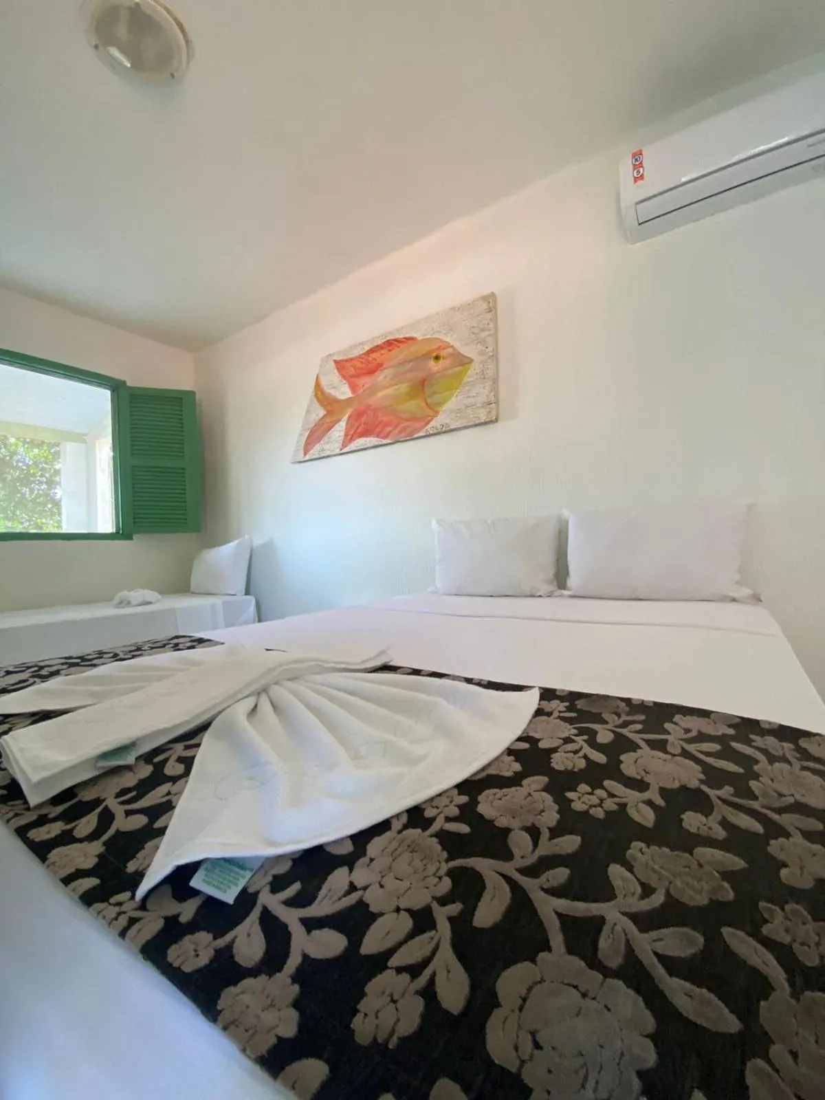 Bed in Pousada Maracaju