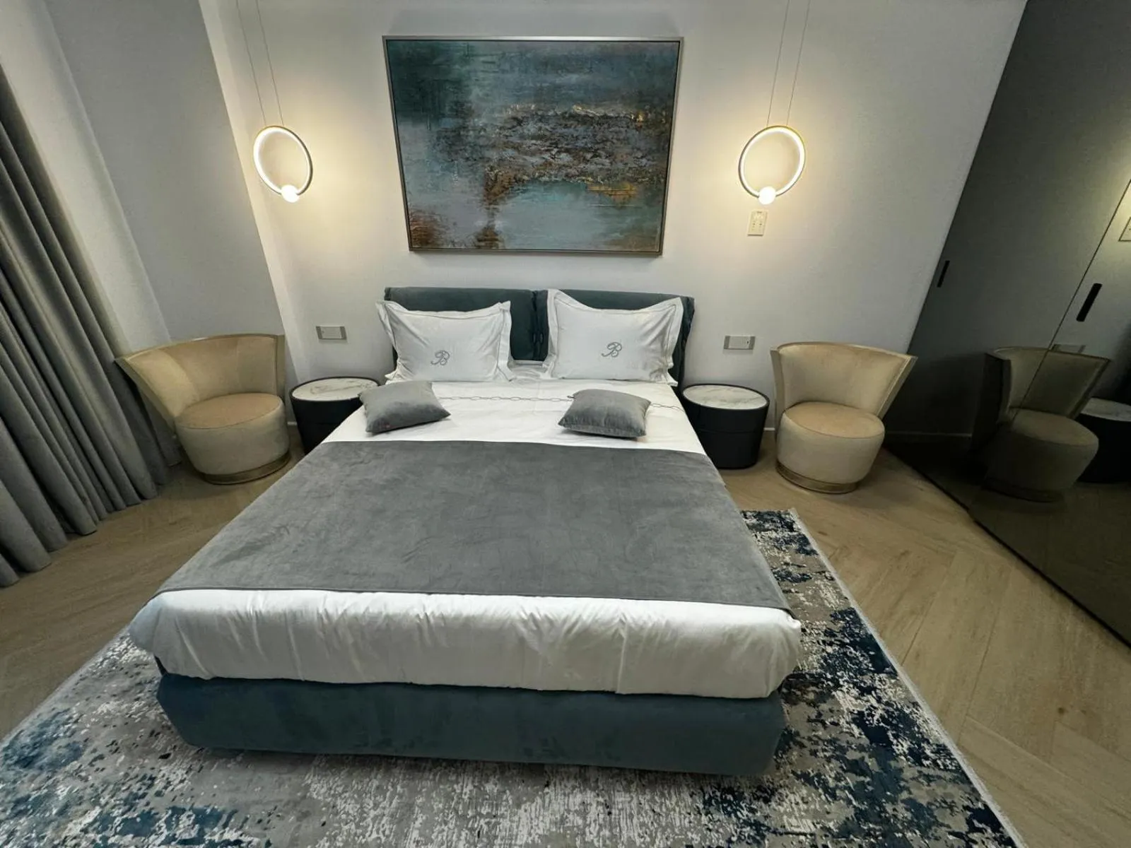 Bedroom in Studio Bianca in complex Sea On Mamaia Nord