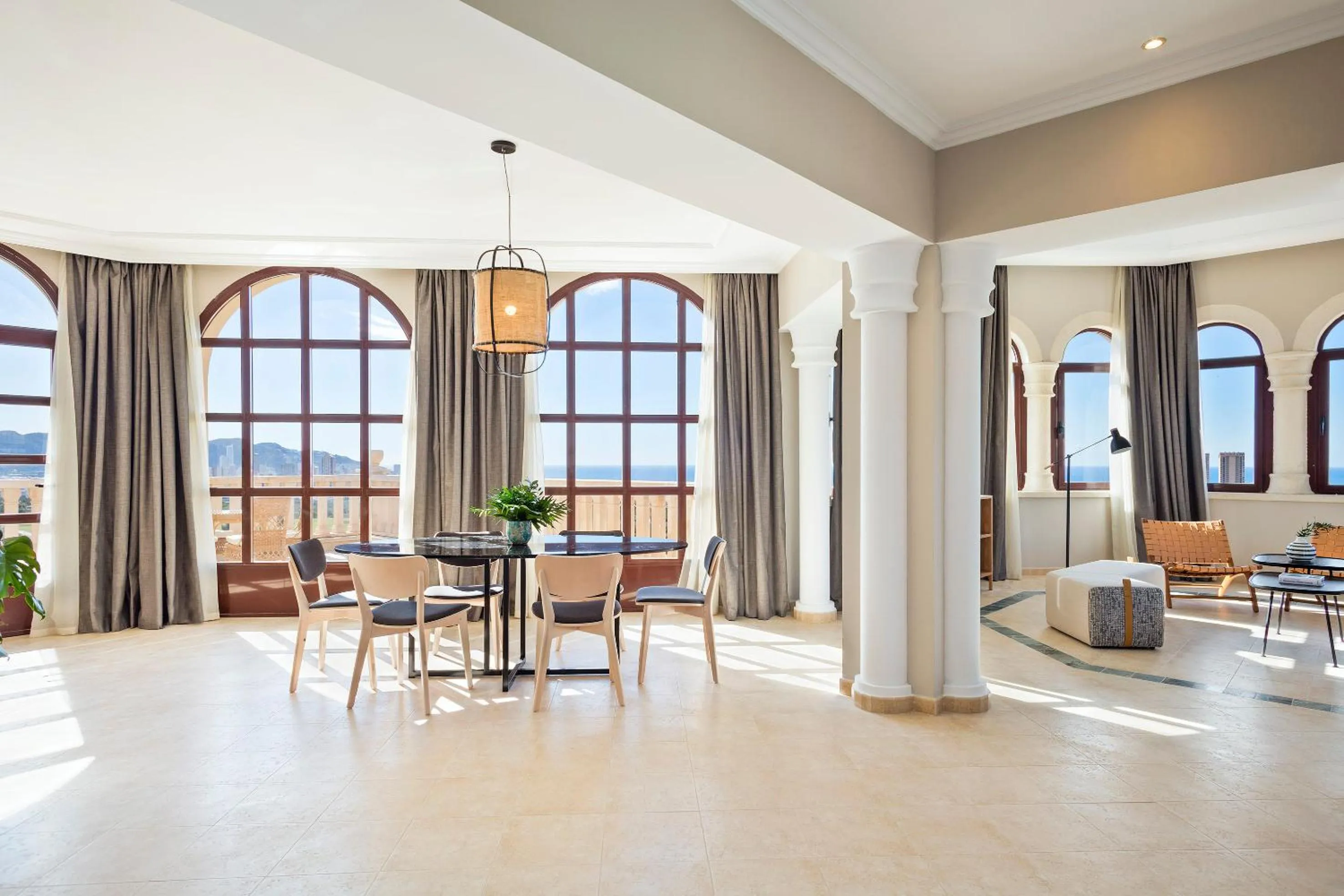 Living room in The Level at Meliá Villaitana