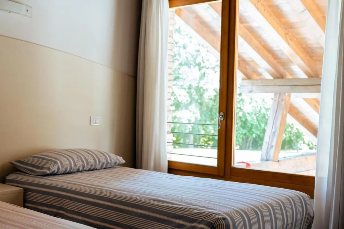 View (from property/room), Bed in Country House Due Fiumi