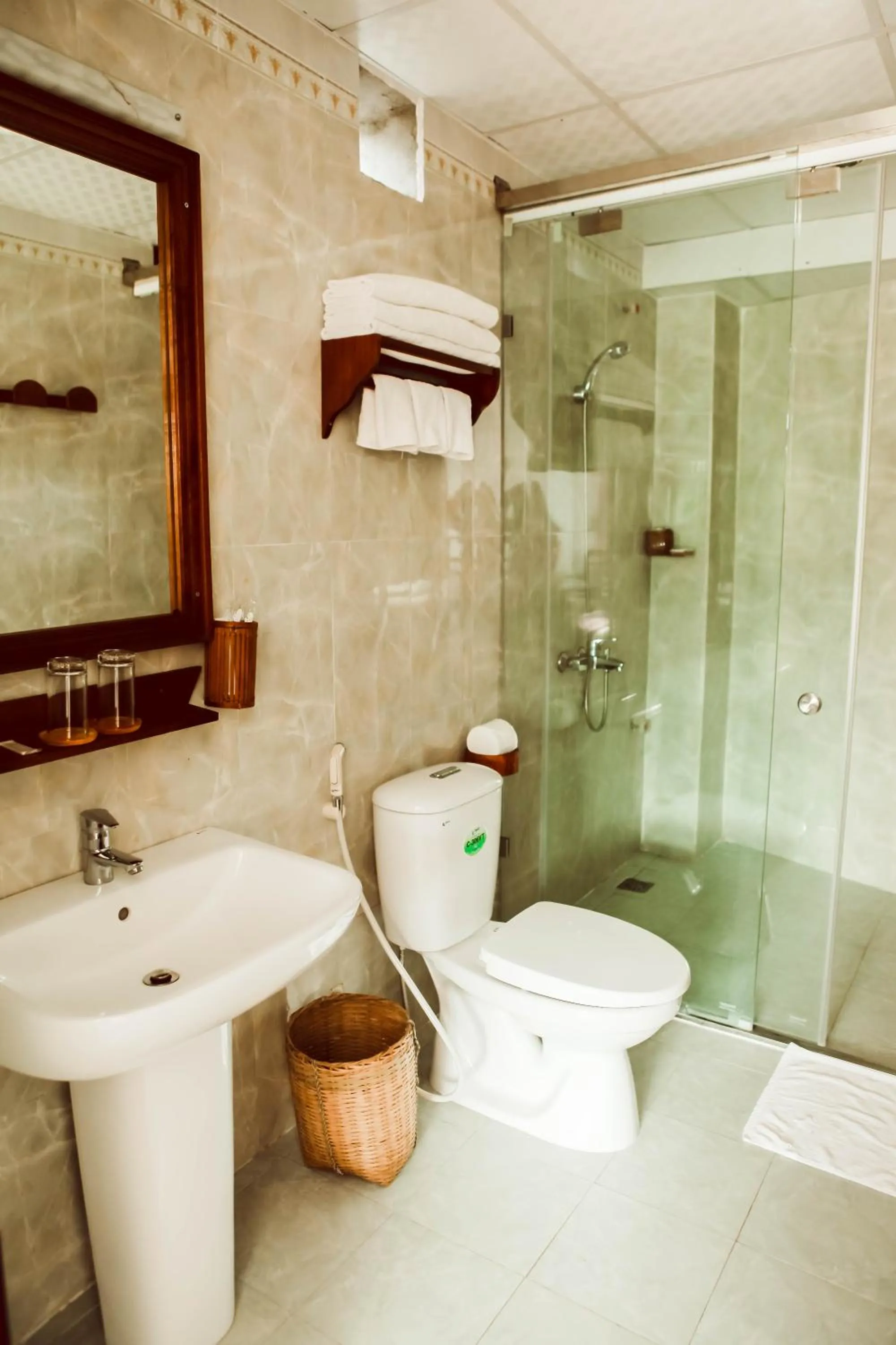 Bathroom in Mai Chau Sunset Boutique Hotel