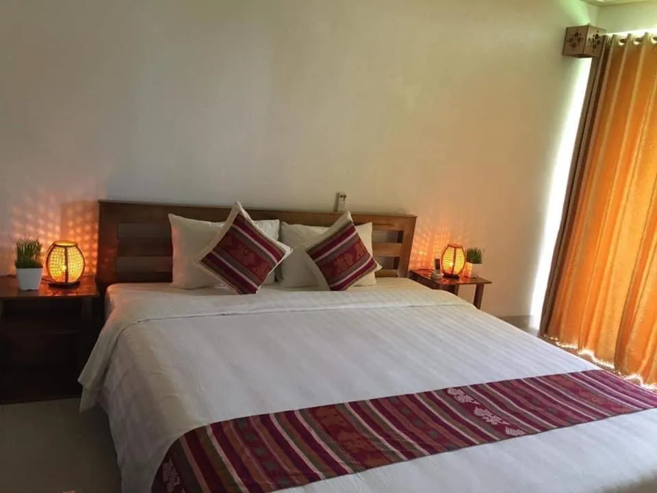 Bed in Mai Chau Sunset Boutique Hotel