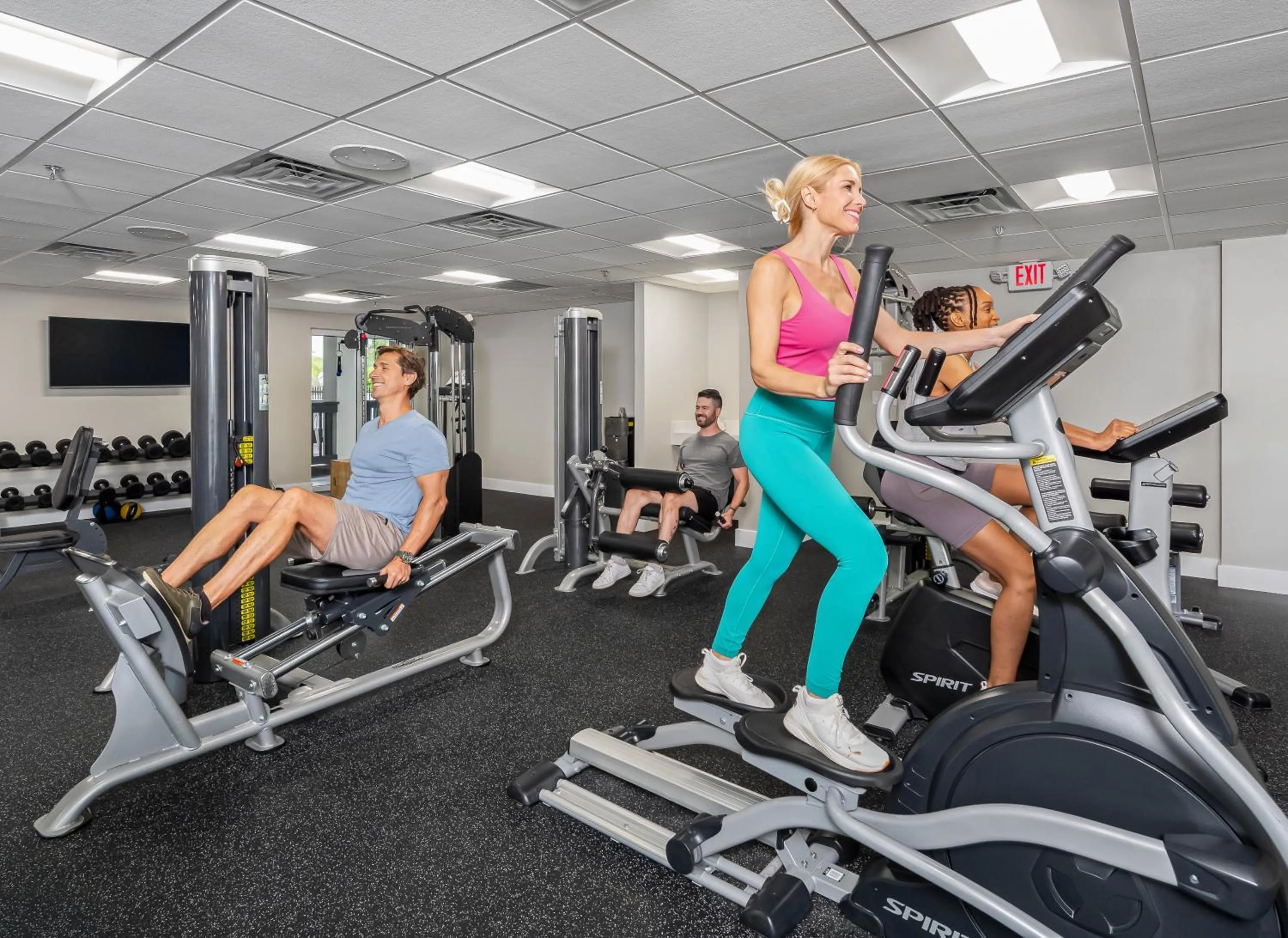 Fitness centre/facilities in OASIS BAY SUITES, Tampa, Busch Gardens, USF