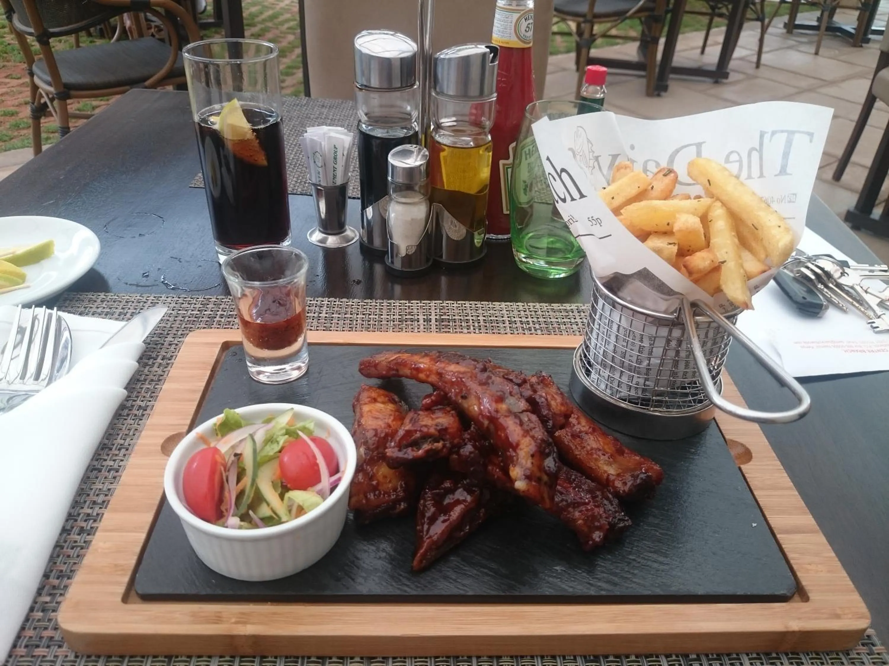 Lunch in Hotel Riverview Westlands